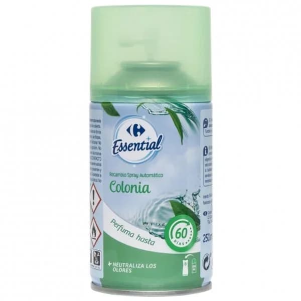 Ambientador automático colonia recambio Essential Carrefour 1 ud. - 0.25 l - Imagen del producto en Findit