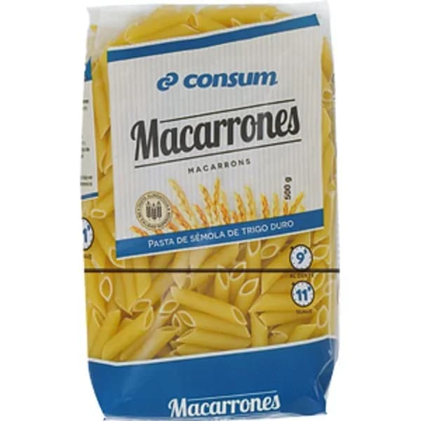 Macarrones Paquete - 0.5 kg - Imagen del producto en Findit