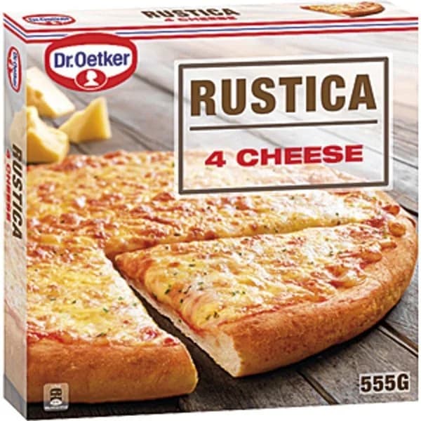 Pizza Cheese Deluxe Rustica Congelada 555G - 0.56 kg - Imagen del producto en Findit