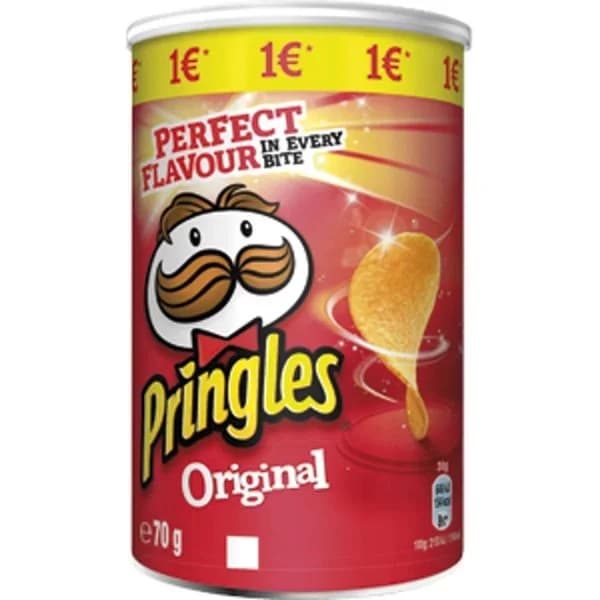 Patatas original PRINGLES, lata 70 g - 0.07 kg - Imagen del producto en Findit