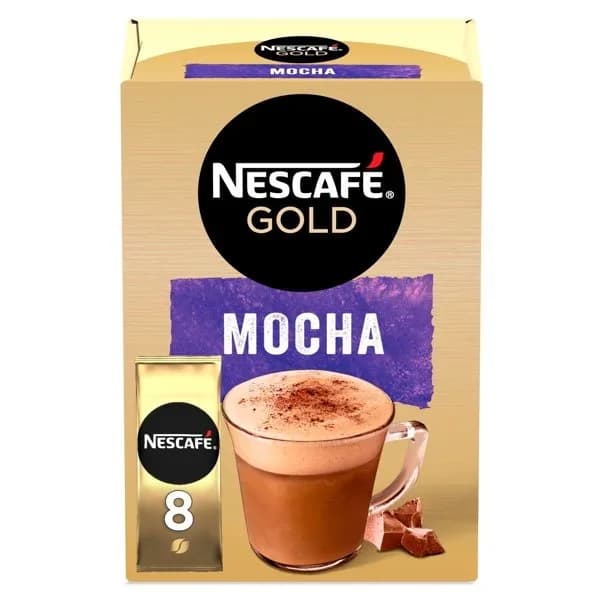 Café mocha NESCAFÉ Gold, caja 8 sobres - 8 ud - Imagen del producto en Findit