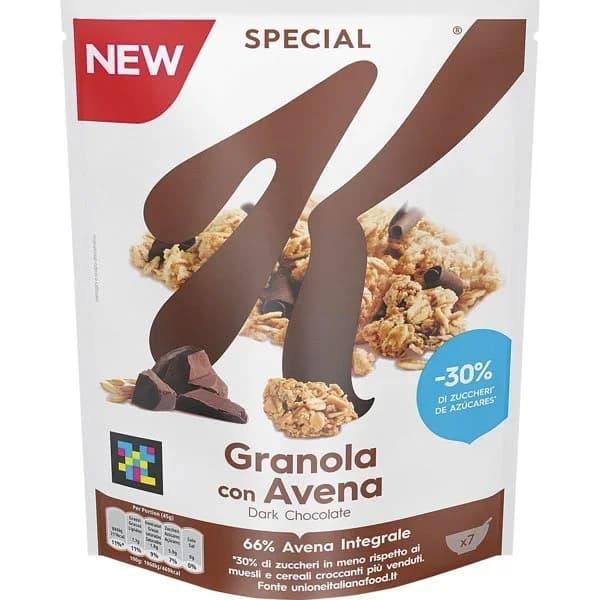 Granola Avena Chocolate Special K - 0.32 kg - Imagen del producto en Findit