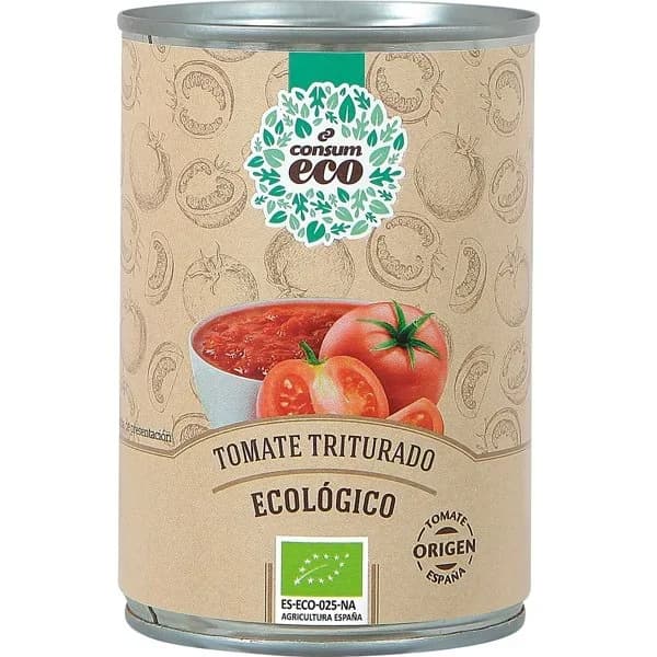 Tomate Triturado Ecológico - 0.4 kg - Imagen del producto en Findit