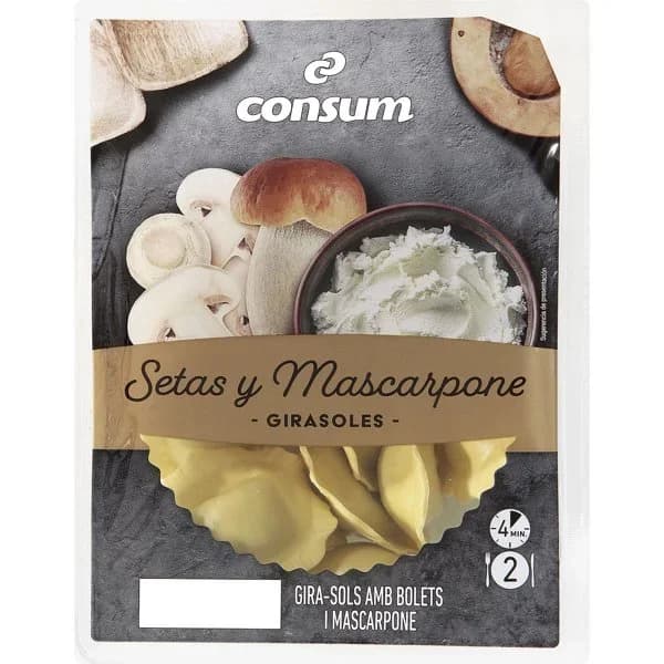 Girasoles Setas & Mascarpone - 0.25 kg - Imagen del producto en Findit