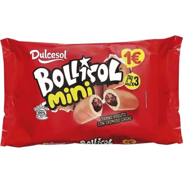 Mini Bollisol 3 Unidades - 0.12 kg - Imagen del producto en Findit
