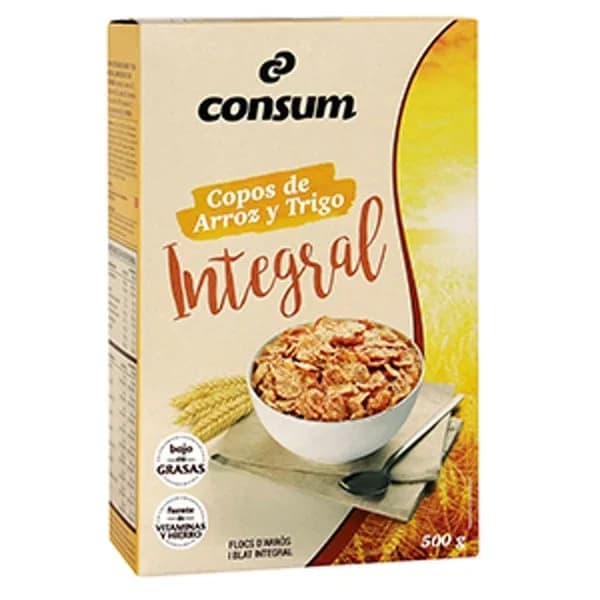 Copos Arroz y Trigo - 0.5 kg - Imagen del producto en Findit