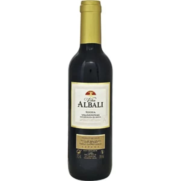 Vino Tinto Reserva Valdepeñas V. ALBAI, botellín 37,5 cl - 0.38 l - Imagen del producto en Findit