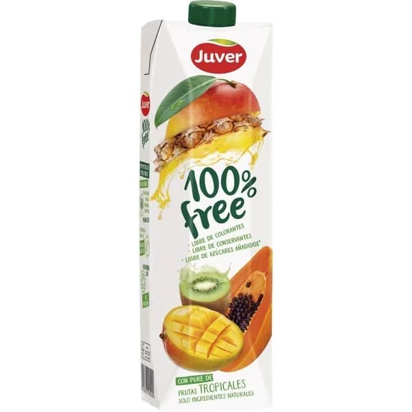 Zumo 100% Free Tropical 1L - 1 l - Imagen del producto en Findit