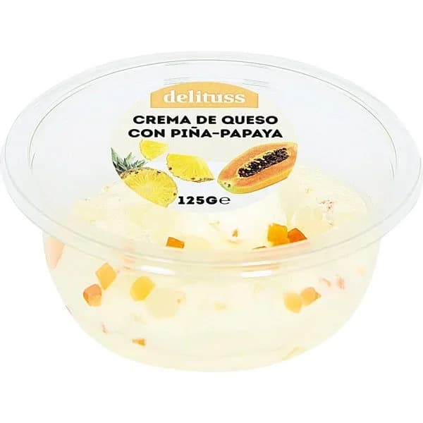 Crema de Queso con Piña y Papaya - 1 ud - Imagen del producto en Findit