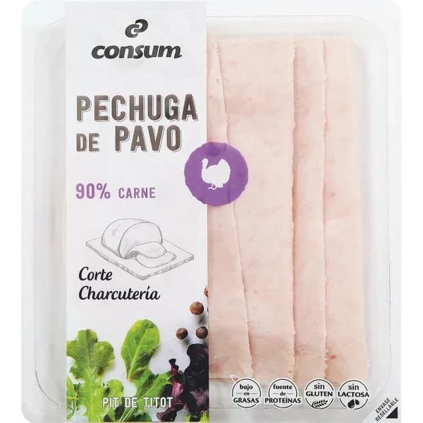 Pechuga de Pavo Extra Corte Charcutería - 0.14 kg - Imagen del producto en Findit