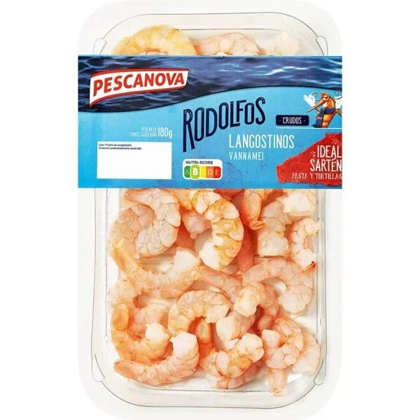 Cola de Langostino Pelada y Cruda - 0.18 kg - Imagen del producto en Findit
