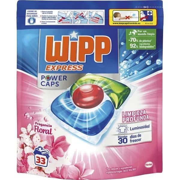 Detergente Cápsulas Floral - 33 ud - Imagen del producto en Findit