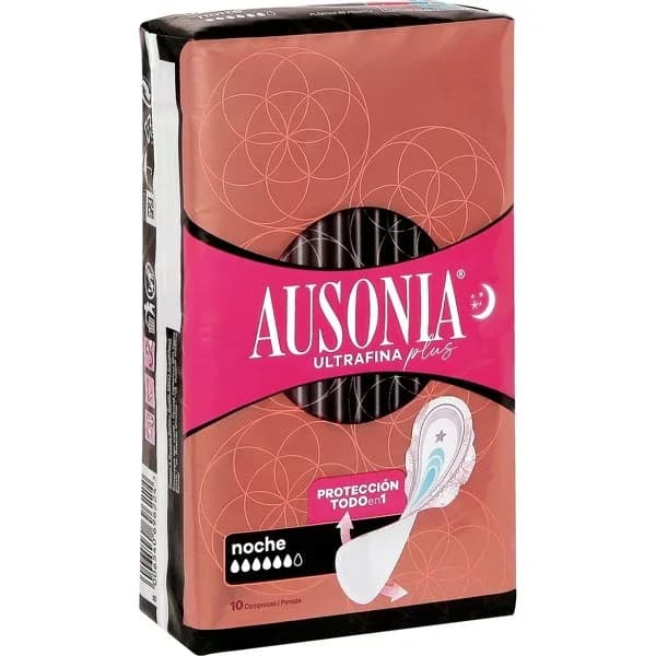 Compresa Ultrafina Plus Noche Con Alas - 1 ud - Imagen del producto en Findit