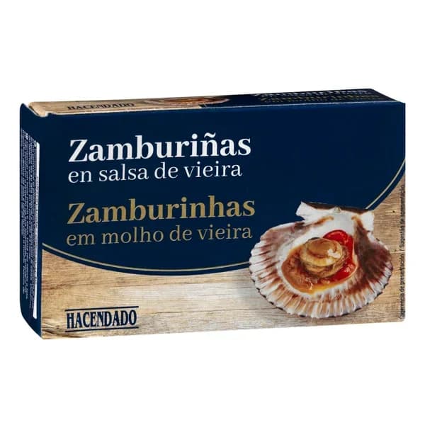 Zamburiñas en salsa de vieira Hacendado - 0.06 kg - Imagen del producto en Findit