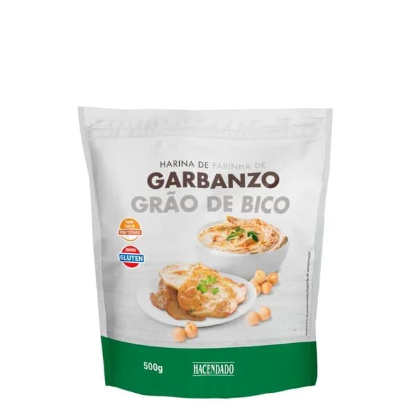 Harina de garbanzo Hacendado - 0.5 kg - Imagen del producto en Findit