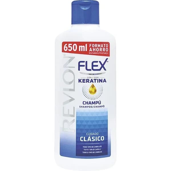 Champú Familiar para cabello normal Revlon Flex 650 ml. - 0.65 l - Imagen del producto en Findit