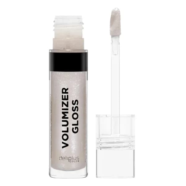 Brillo de labios Volumizer gloss Deliplus 07 transparente con destellos - 1 ud - Imagen del producto en Findit