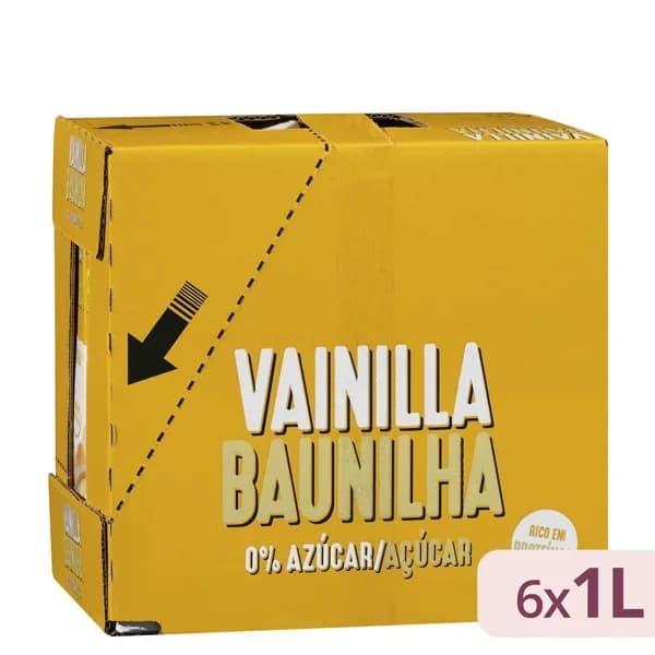 Bebida de soja sabor vainilla Hacendado 0% azúcar - 6 l - Imagen del producto en Findit