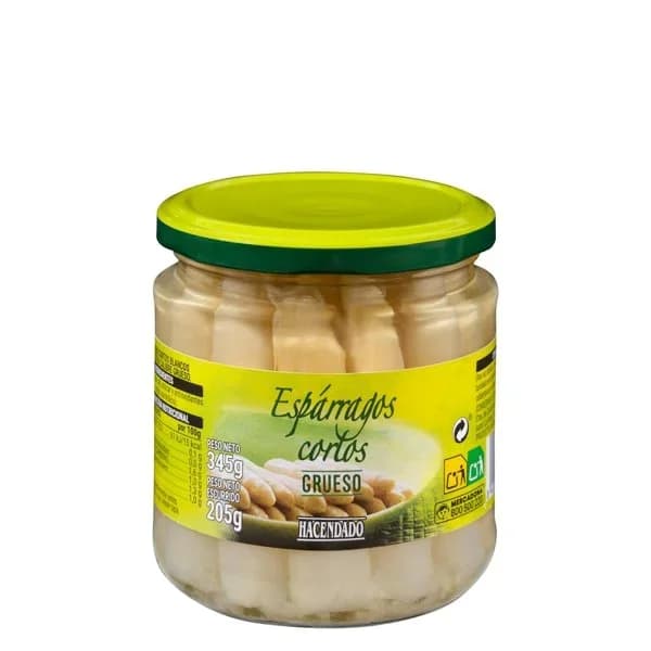 Espárragos Hacendado blancos gruesos - 1 ud - Imagen del producto en Findit