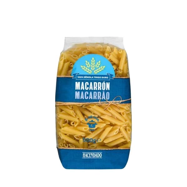 Macarrón Hacendado - 0.5 kg - Imagen del producto en Findit