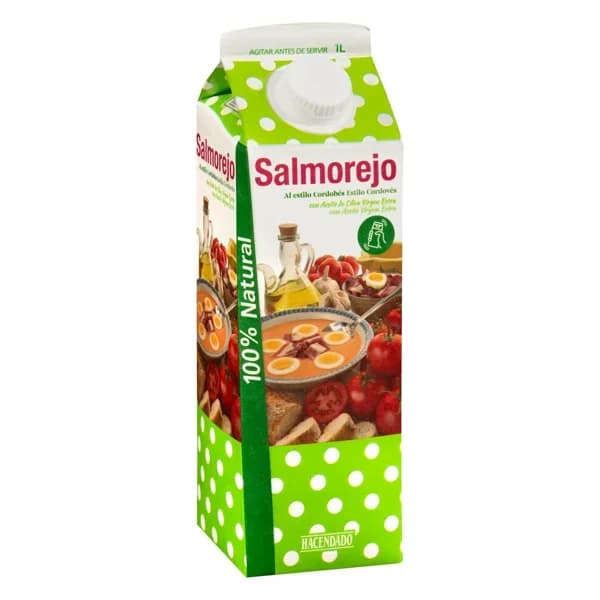 Salmorejo al estilo cordobés Hacendado - 1 l - Imagen del producto en Findit