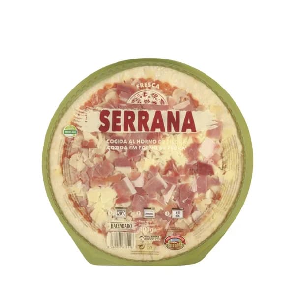 Pizza serrana Hacendado - 0.4 kg - Imagen del producto en Findit