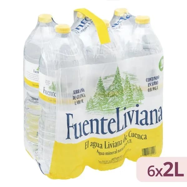 Agua mineral grande Liviana - 12 l - Imagen del producto en Findit