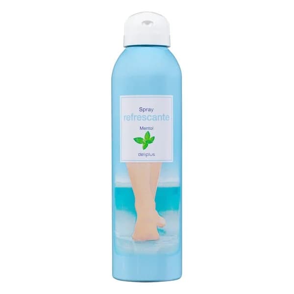 Spray refrescante mentol Deliplus para pies y piernas - 2 100ml - Imagen del producto en Findit