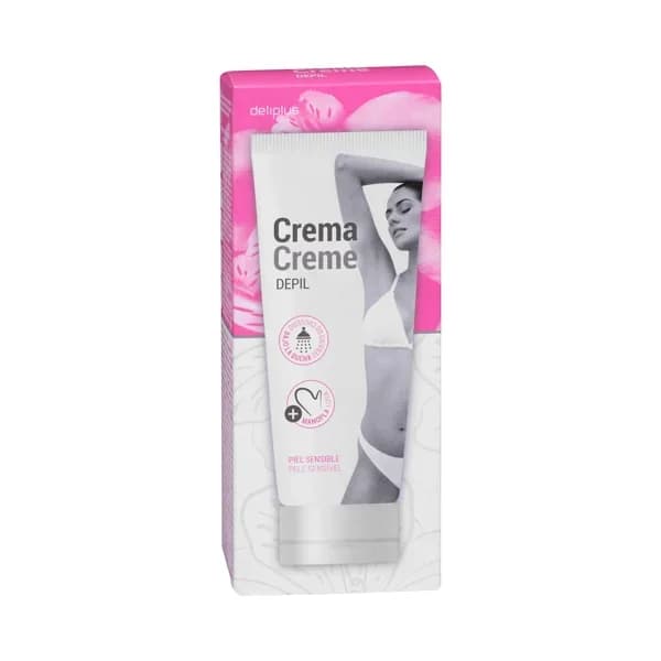 Crema depilatoria mujer para el cuerpo Deliplus piel sensible - 0.2 l - Imagen del producto en Findit