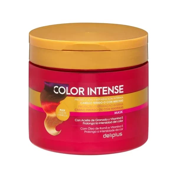 Mascarilla Color Intense Deliplus cabello teñido o con mechas - 0.4 l - Imagen del producto en Findit