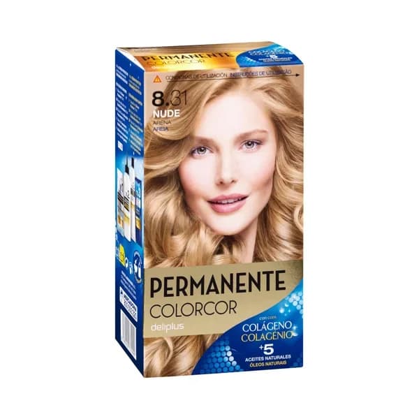 Coloración permanente 8.31 nude arena Deliplus - 1 ud - Imagen del producto en Findit
