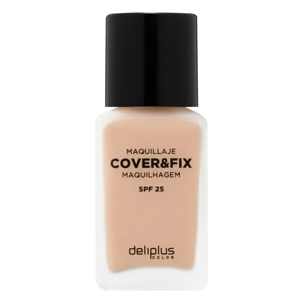 Maquillaje fluido Cover & Fix Deliplus 03 beige medio - 1 ud - Imagen del producto en Findit