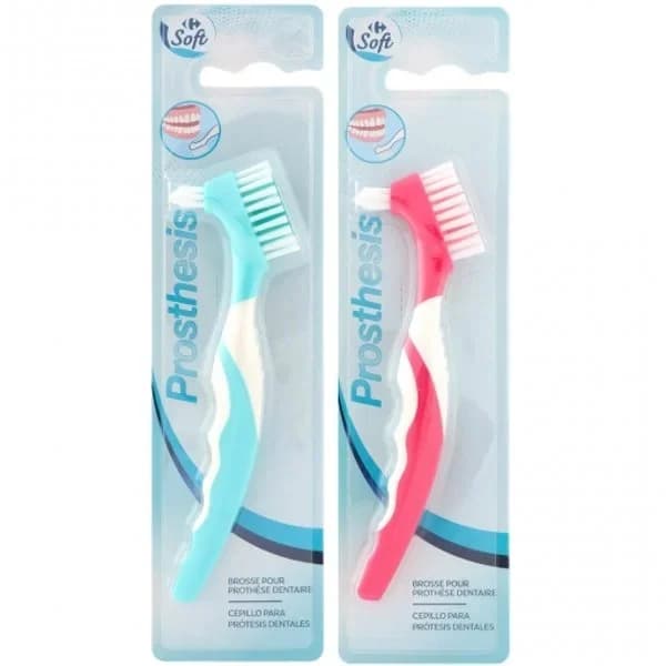 Cepillo de dientes para prótesis dentales Carrefour Soft 1 ud. - 1 ud - Imagen del producto en Findit