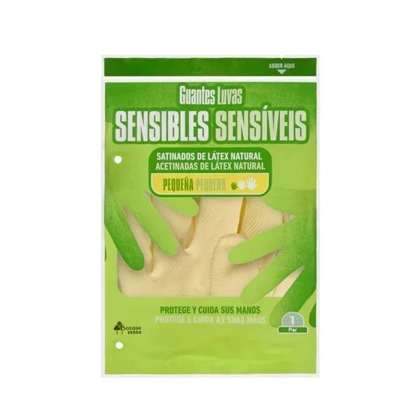 Guantes de látex Bosque Verde talla pequeña - 2 ud - Imagen del producto en Findit