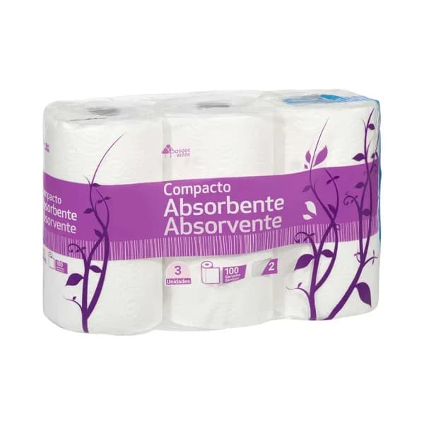 Papel hogar Compacto Absorbente Bosque Verde - 3 ud - Imagen del producto en Findit