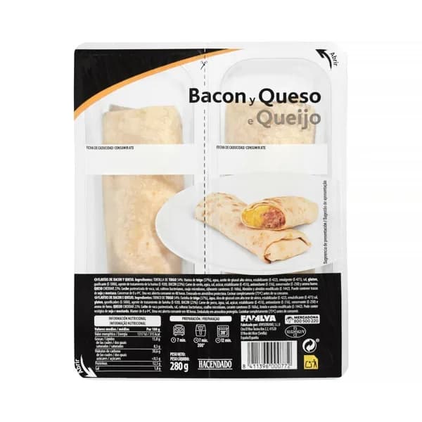 Flautas de bacón y queso - 0.28 kg - Imagen del producto en Findit
