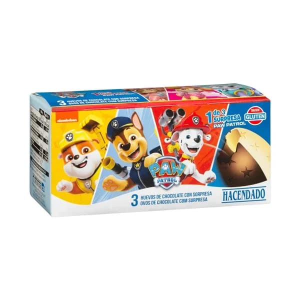 Huevos sorpresa de chocolate Hacendado dibujo - 0.06 kg - Imagen del producto en Findit