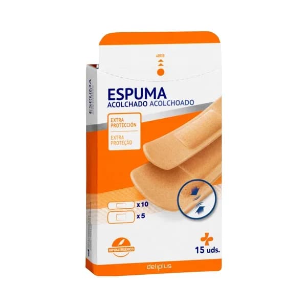 Tiras adhesivas protectoras de espuma acolchado Deliplus protección extra - 1 ud - Imagen del producto en Findit
