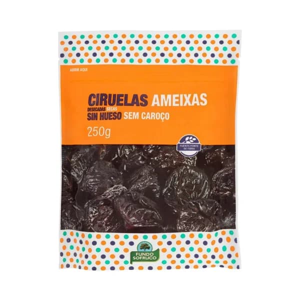Ciruelas desecadas sin hueso Hacendado - 0.25 kg - Imagen del producto en Findit