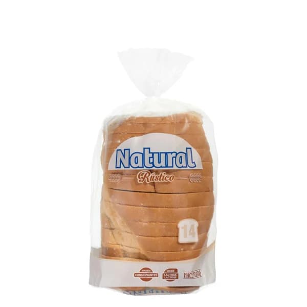 Pan de molde blanco natural rústico Hacendado - 0.55 kg - Imagen del producto en Findit