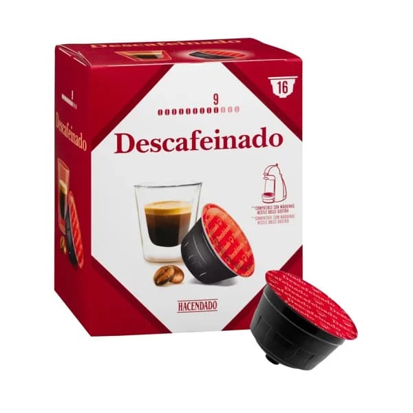Café en cápsula descafeinado Hacendado - 0.11 kg - Imagen del producto en Findit