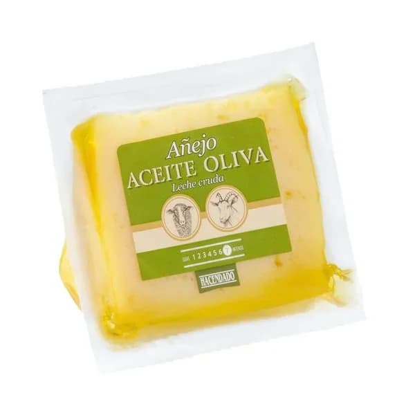 Queso añejo con aceite de oliva de oveja y cabra Hacendado - 1 ud - Imagen del producto en Findit