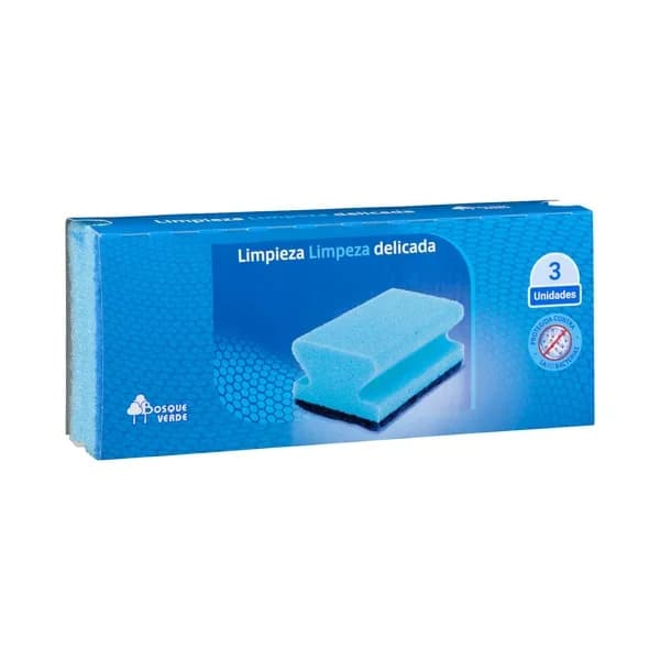 Estropajo salvauñas limpieza delicada Bosque Verde - 3 ud - Imagen del producto en Findit