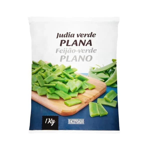 Judía verde plana Hacendado ultracongelada - 1 kg - Imagen del producto en Findit