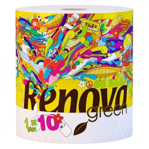 Papel de cocina ecológico Renova 1 rollo. - 1 ud - Imagen del producto en Findit