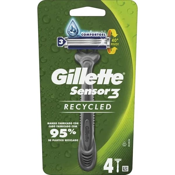 Maquinilla Desechable Sensor3 Recycled - 1 ud - Imagen del producto en Findit