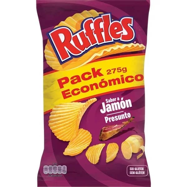Patatas Fritas Ruffles Jamón 243G - 0.24 kg - Imagen del producto en Findit