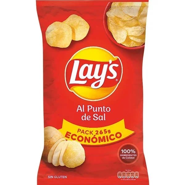 Patatas Fritas Al Punto de Sal - 0.25 kg - Imagen del producto en Findit