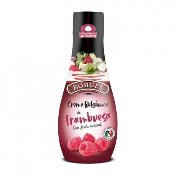 Crema balsámica de frambuesa BORGES, botella 25 cl - 0.25 l - Imagen del producto en Findit