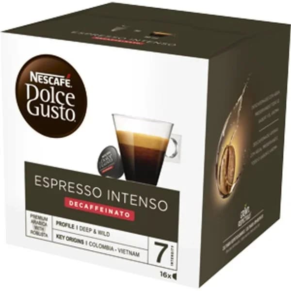 Café Descafeinado Intenso Cápsulas - 16 ud - Imagen del producto en Findit